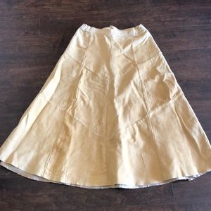 Vintage suede skirt